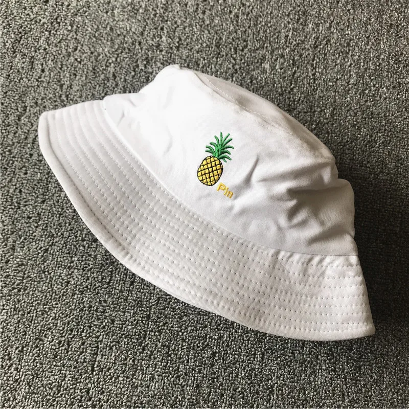 Шапки/шапки 2019 вышивка ананас Pin Панама твердые хлопок любителей фруктов человек
