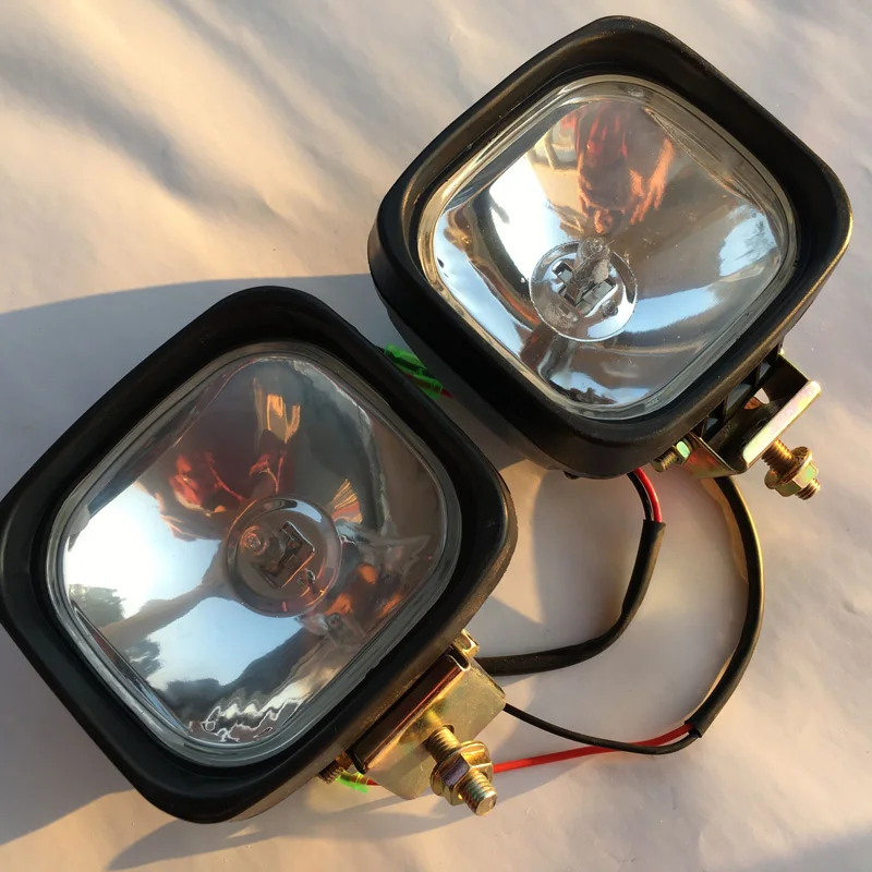 12 V-24 V галогенная Автомобильная лампочка 4x4 прожектор Offroad 4WD грузового автомобиля Aux противотуманная фара RV прицеп ATV для вилочных погрузчиков аксессуары для фар