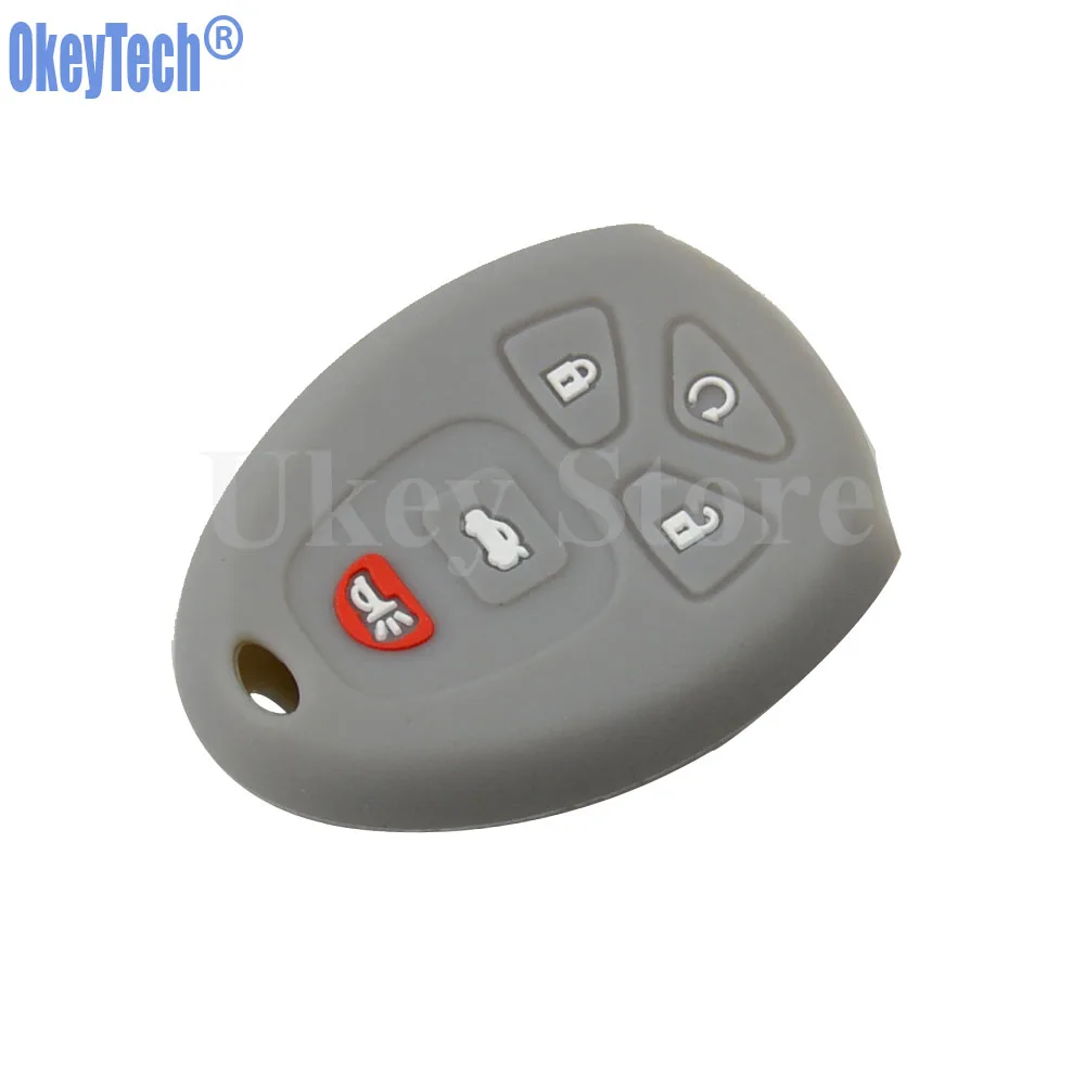 OkeyTech 5 кнопок автомобильный Стайлинг силиконовый брелок для дистанционного