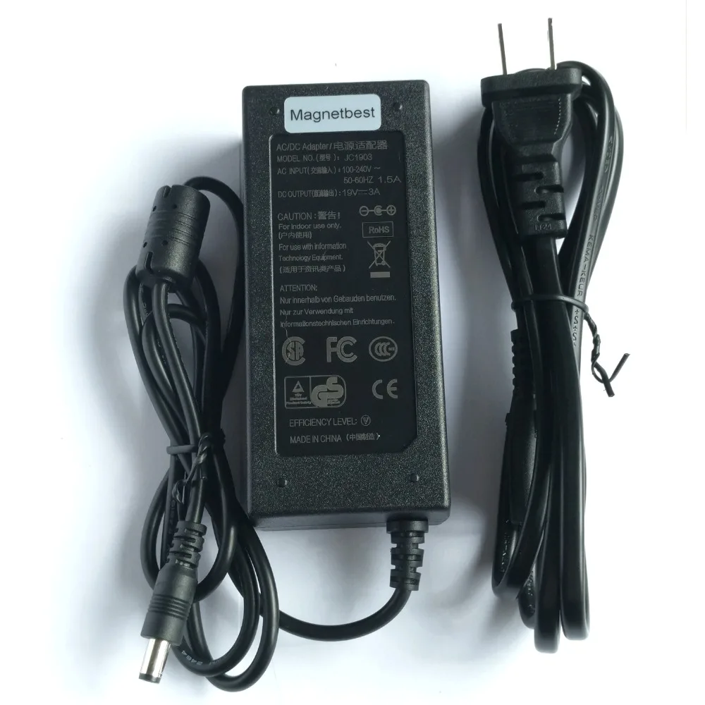 19 V 3A зарядное устройство для harman/kardon ALLURE Studio Music Янтарная умная Голосовая звуковая колонка с Bluetooth и Wi-Fi адаптер переменного тока