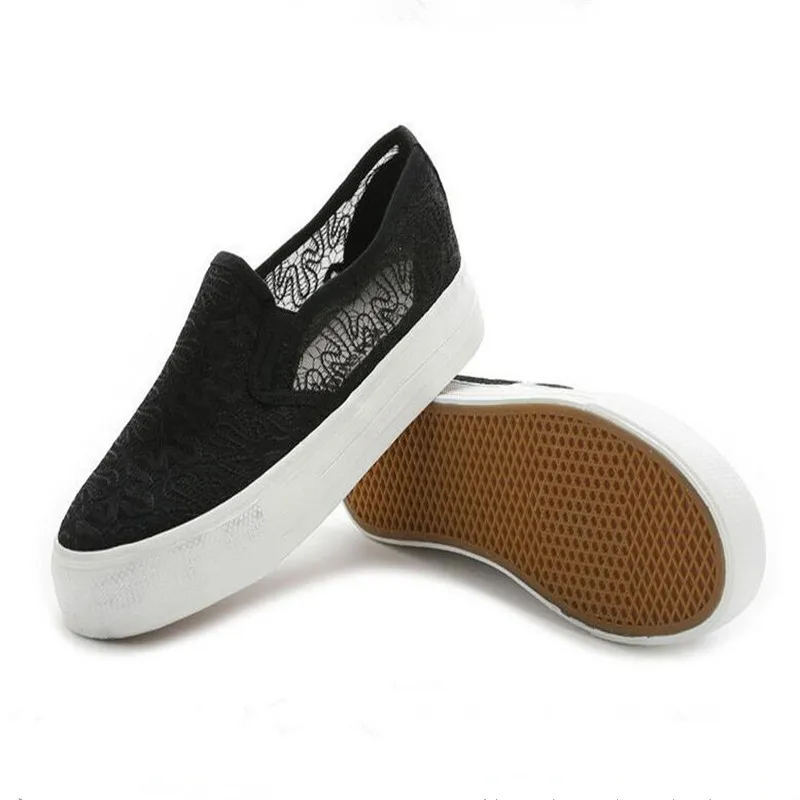 2017 New Women's Shoes Mesh Hollow Canvas Breathable Non-Slip Loose Soles Flat Zapatos Mujer Free Shipping | Обувь