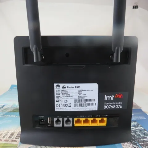 Huawei LTE CPE B593s-22 разблокированный 4G беспроводной маршрутизатор+ 2 шт 4g B593 антенна