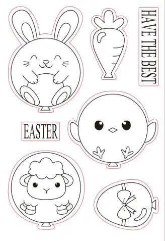 Есть лучшее пасхальное TPR Силиконовое прозрачное печатное резиновое уплотнение