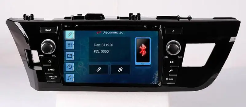 8 &quotАвтомобильный dvd плеер с GPS (opt) аудио Радио стерео USB/SD AUX BT/TV головное