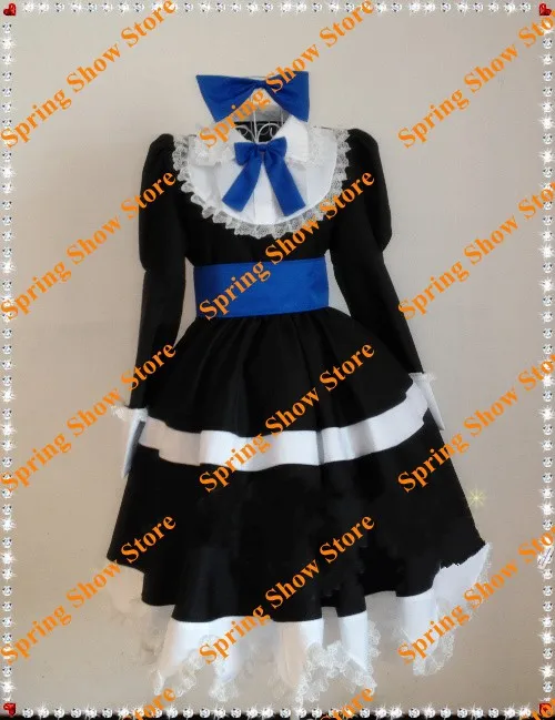 Свободное женское платье с поясом для чулок черного цвета|cosplay costume|costume cosplaydeluxe