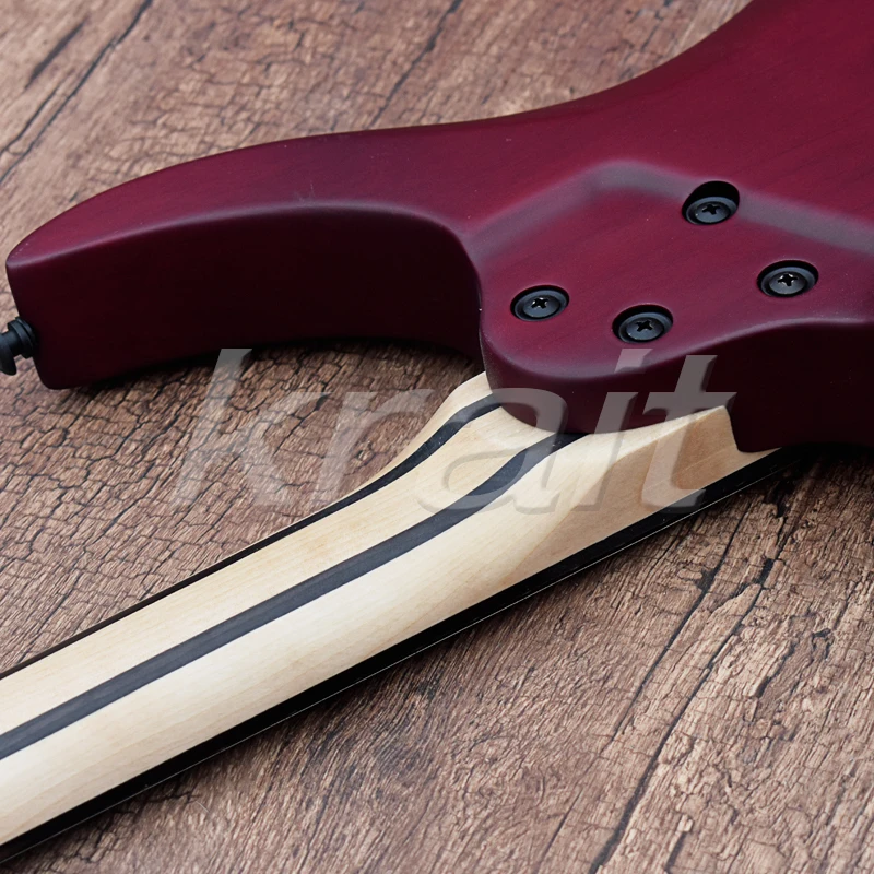 Krait fanned fret безголовая гитара strandberg электрогитара ольховое дерево клен шея Черное дерево fret матовая отделка