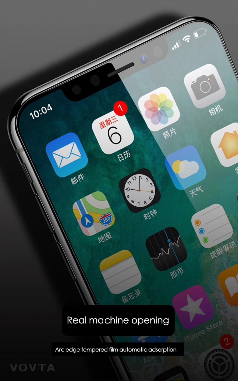 Защитное стекло VOVTA для iPhone 7, протектор экрана iPhone 8, Xr, Xs, Xs, макс. закаленное стекло на iPhone X, 6, 6s, 7, 8 Plus, Xs, стекло