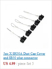 Коннектор SMH 50A PowerPlug медные контакты 6# SH50 600 в заряд батареи внутри быстро подключается Т-образная ручка защита от пыли