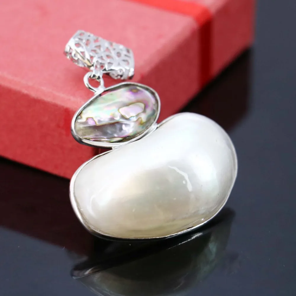 Бусины Из Жемчуга 24 х44 мм|shell pendant|abalone shell pendantfreshwater pearl pendant |