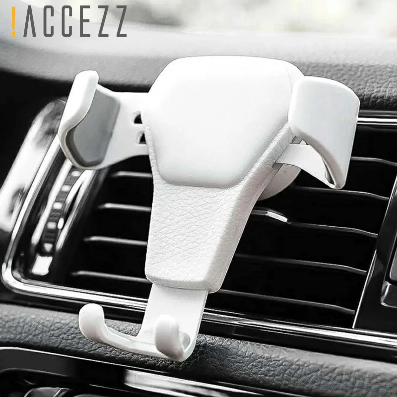 ACCEZZ портативная гравитационная автомобильная подставка для телефона, вентиляционное отверстие, вращение на 360 градусов, для iphone X XS, Xiaomi, samsung, Автомобильный кронштейн