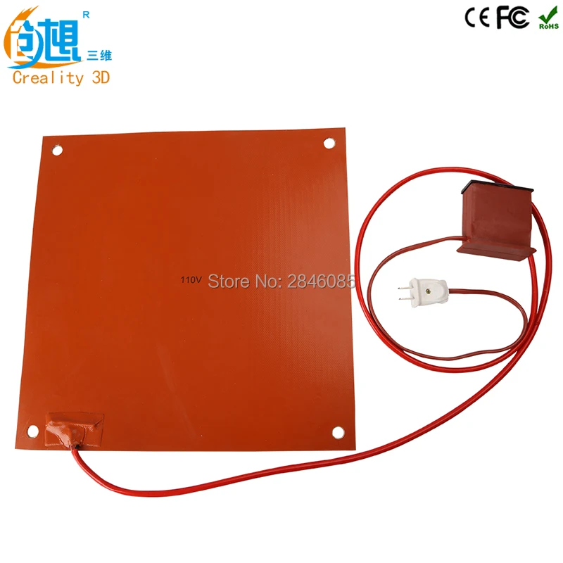 220 V/110 V опционально новое обновление 3d принтер части силиконовый Нагреватель Pad 3