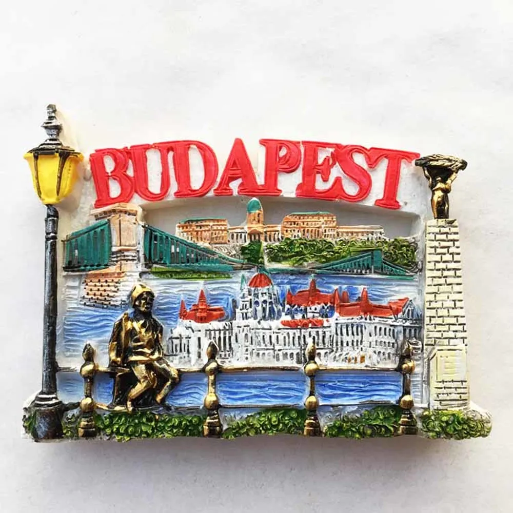 BABELEMI Budapest Венгрия туристические сувениры магнит на холодильник 3D декоративный