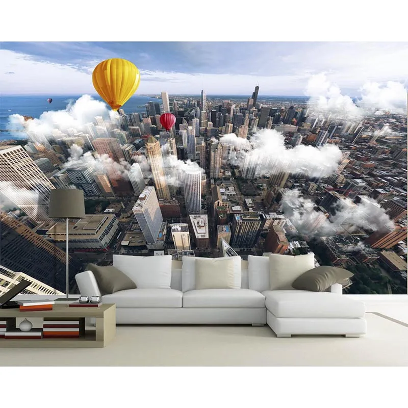 3D обои фото высокое качество стереоскопического окна высокой посадкой вид на