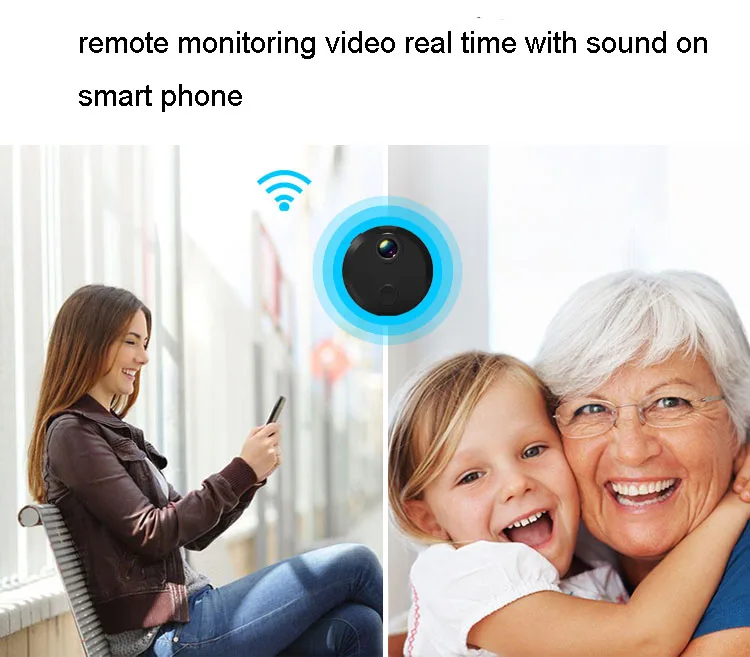Смарт Wifi мини-камера HD 1080P IP Сетевая камера 12 ИК ночного видения датчик движения для автомобиля Спортивная экшн DV DVR