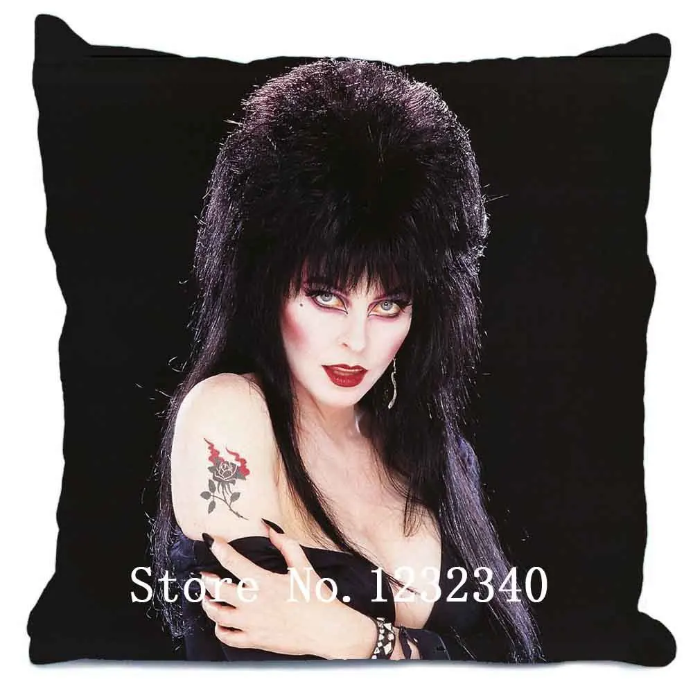 Наволочка Elvira Mistress of the Dark style Custom35x35 см(с одной стороны) Домашняя Автомобильная наволочка