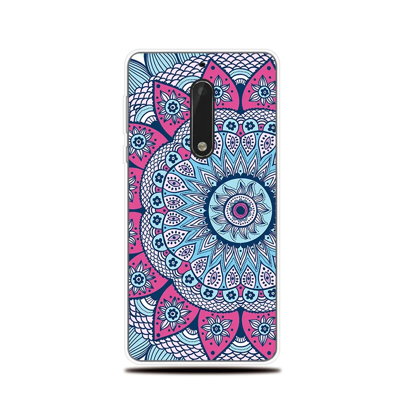 Мандала с рисунком силиконовый чехол для телефона Nokia на возраст 1 2 3 5 6 7 8 X 5X6X7