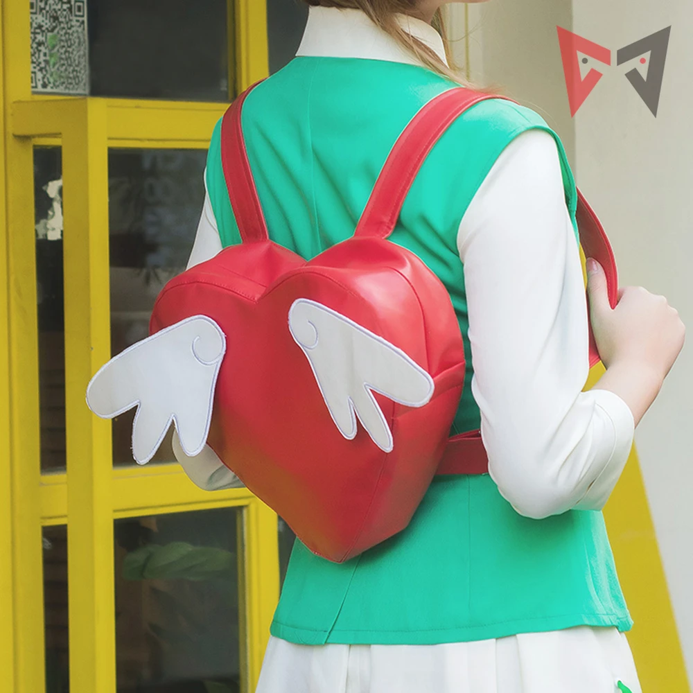 MMGG 2018 аниме Card Captor Сакура KINOMOTO COSPALY рюкзак крылья высокое качество| |