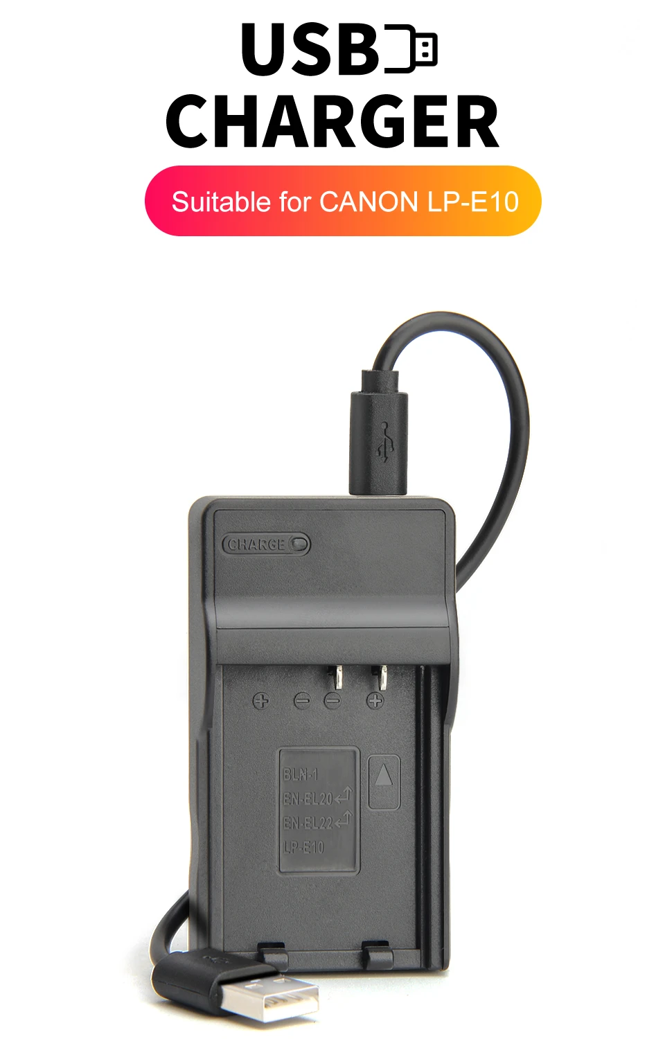 LP-E10 LP E10 USB Батарея Зарядное устройство для цифровой однообъективной зеркальной камеры Canon EOS 1100D 1200D 1300D Rebel T3 T5 поцелуй X50 X70 LP-E10 LC-E10 LC-E10C Камера