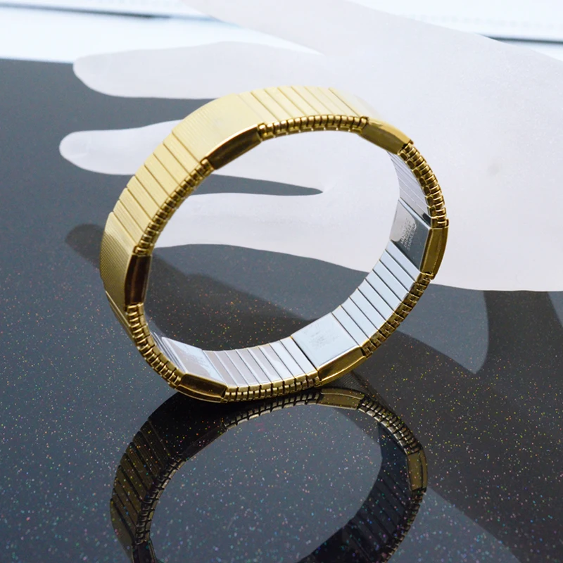 Модный магнитный браслет из эластичной ленты Vivari Подарочный женский и для