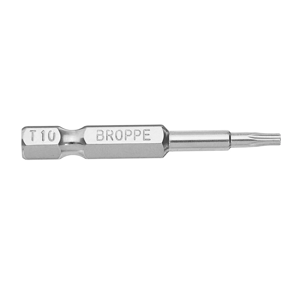Broppe набор из 12 штук, набор защитных бит, отвертка с защитой от вскрытия, сверло, отвертка с шестигранной головкой, плоская головка, 1/", биты для водителя