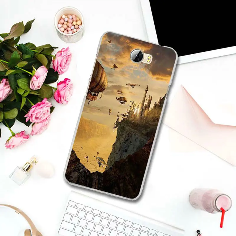 Чехол для телефона мягкий TPU чехол Huawei P8 P9 P10 P20 P30 Mate 10 Lite Pro Y3 Y5 Y6 II Honor 7 смарт сумки стимпанк Подводное