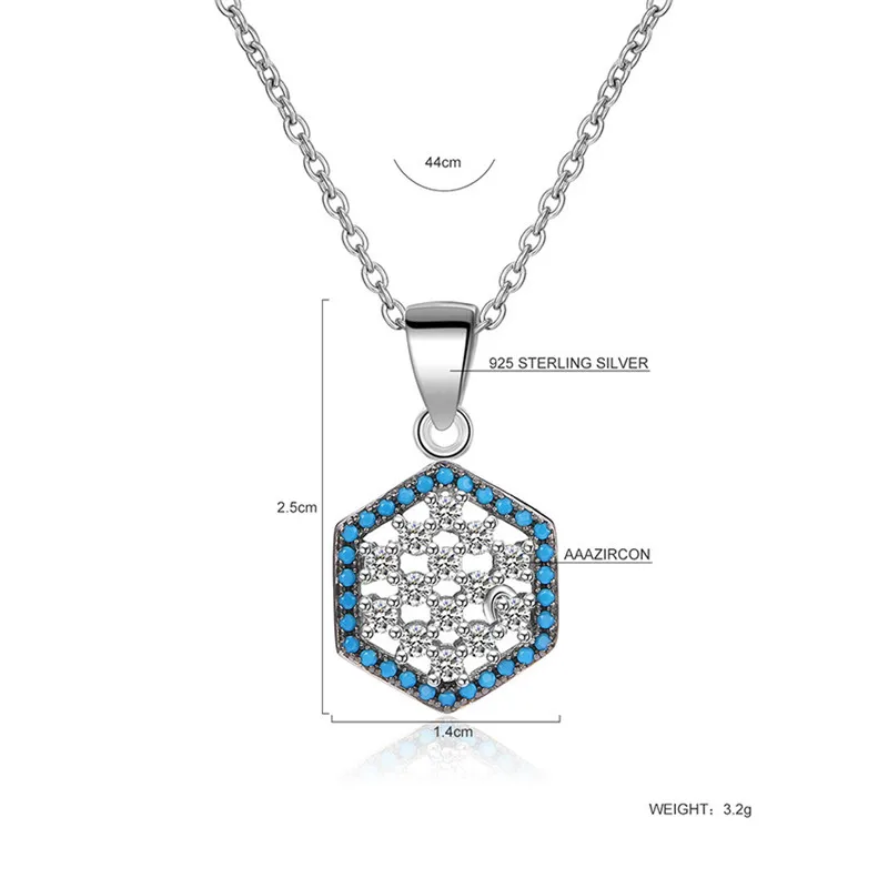 3 2 г инкрустация цирконием кулон ювелирные изделия ожерелье для женщин подарок S