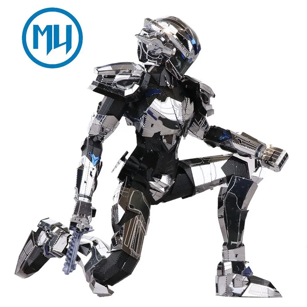 MU 3D металлическая головоломка Nano Core Bader Knights Armor Сборная модель набор YM-L028 DIY 3D лазерная резка игрушки