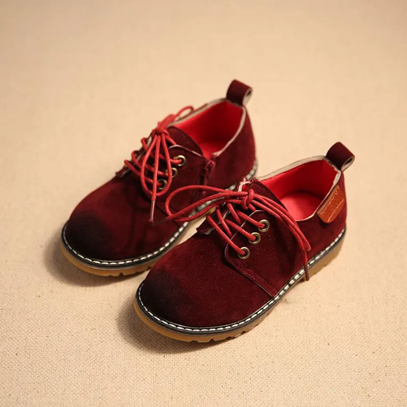 CMSOLO повседневная обувь Martin коричневая качественная для девочек и мальчиков