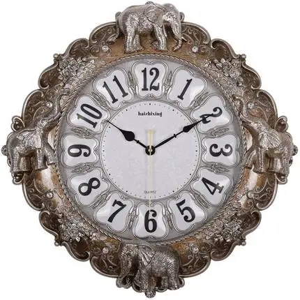 Декоративные часы настенные тихий слон для гостиной креативный подвесной стол