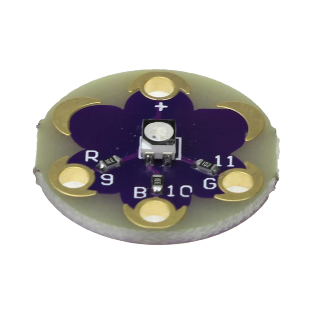 10 шт. мини LilyPad светодиодный SMD светильник Модуль оборудования для Arduino синий/красный/розовый/желтый/зеленый доска/белый/оранжевый/фиолетовый
