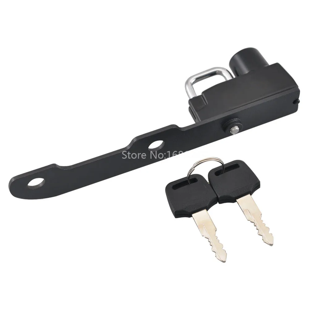 Мотоциклетный шлем замок Крепление крюк черная сторона Противоугонная
