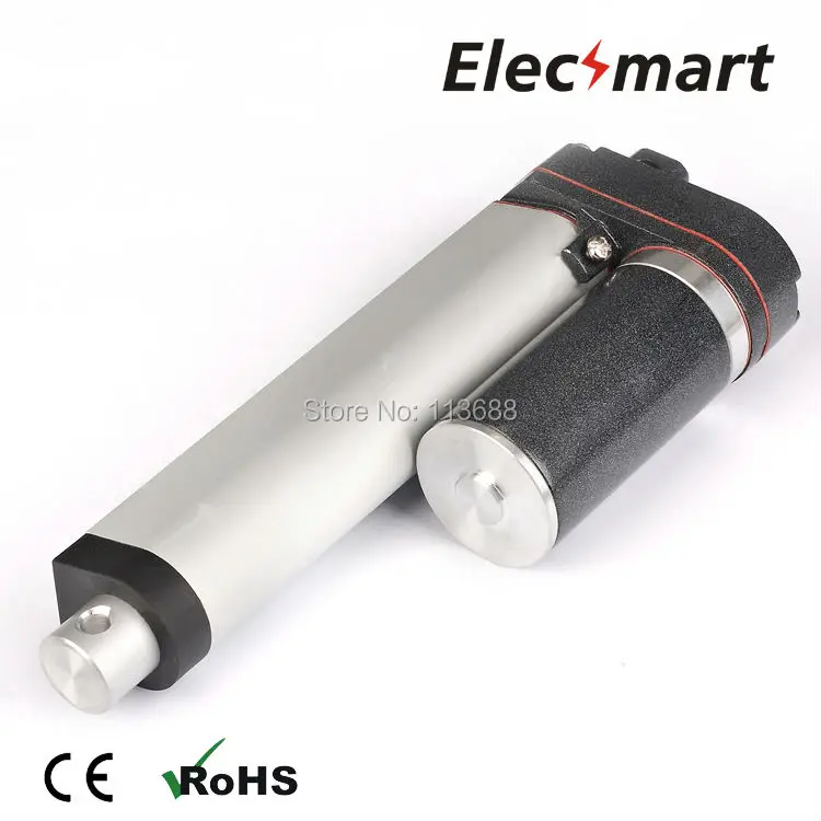 DC12V 300 мм/12in ход 250N/55Lbf нагрузки силой 20 мм/сек. на холостом ходу оборот в минуту