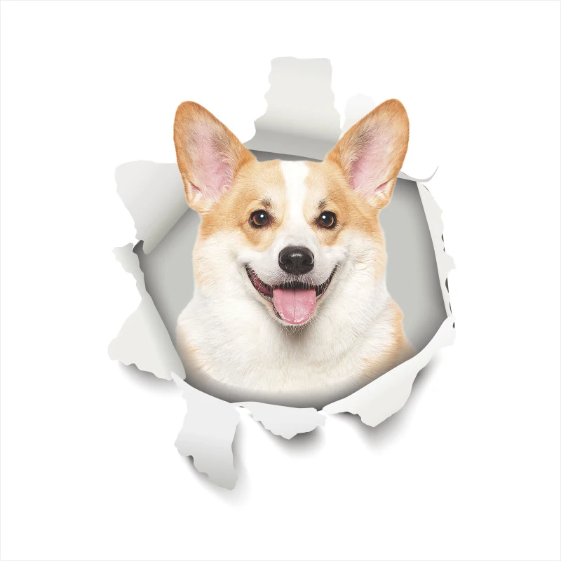 

3D наклейки для туалета Funny Dog Cat PVC