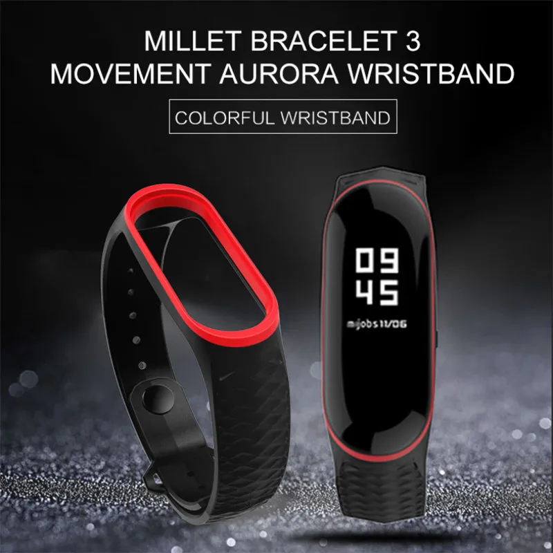 Choifoo для Xiaomi Mi Band 4 ремешок band 3 браслет силиконовый на запястье Смарт часы