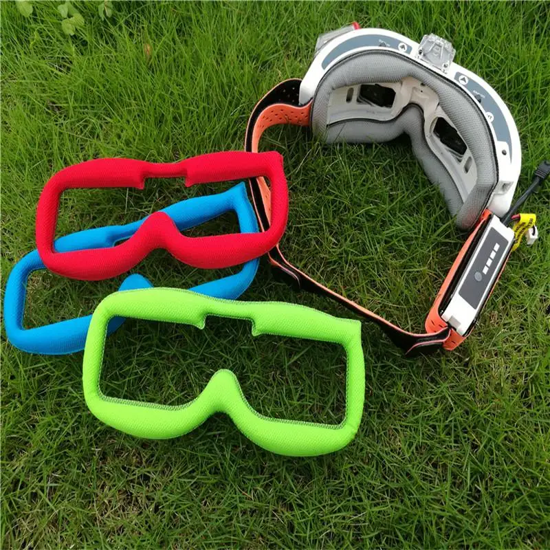 FPV Goggles Green /Blue/Orange Head Strap &amp Faceplate Sponge Sticking Tape For URUAV Fatshark RC Drone Spare Parts | Игрушки и хобби