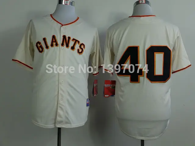 Brandon Crawford Madison Bumgarner Jersey Cream Orange Grey SF San Francisco Giants |