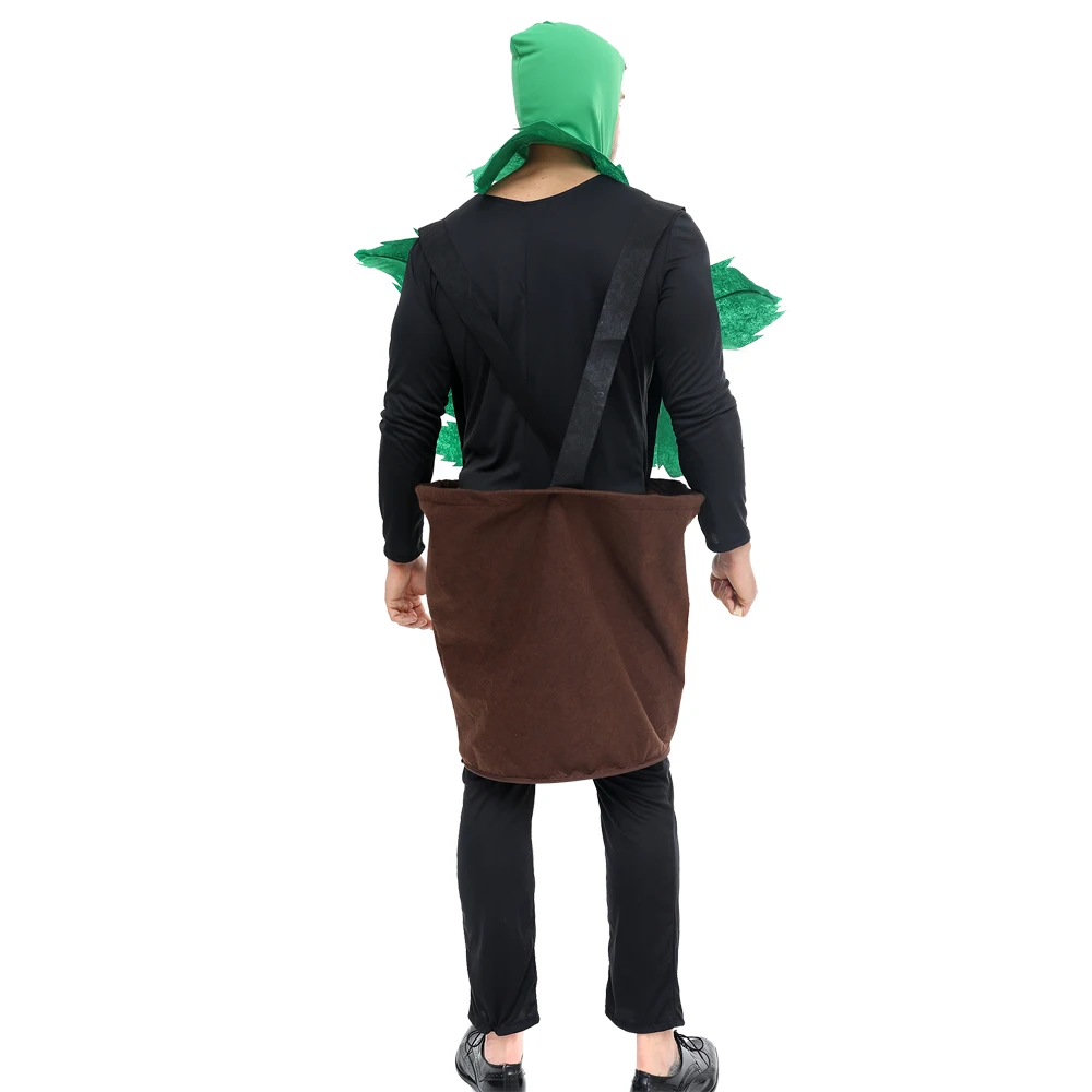 Мужской костюм для косплея Забавный Хэллоуина с изображением кактуса |