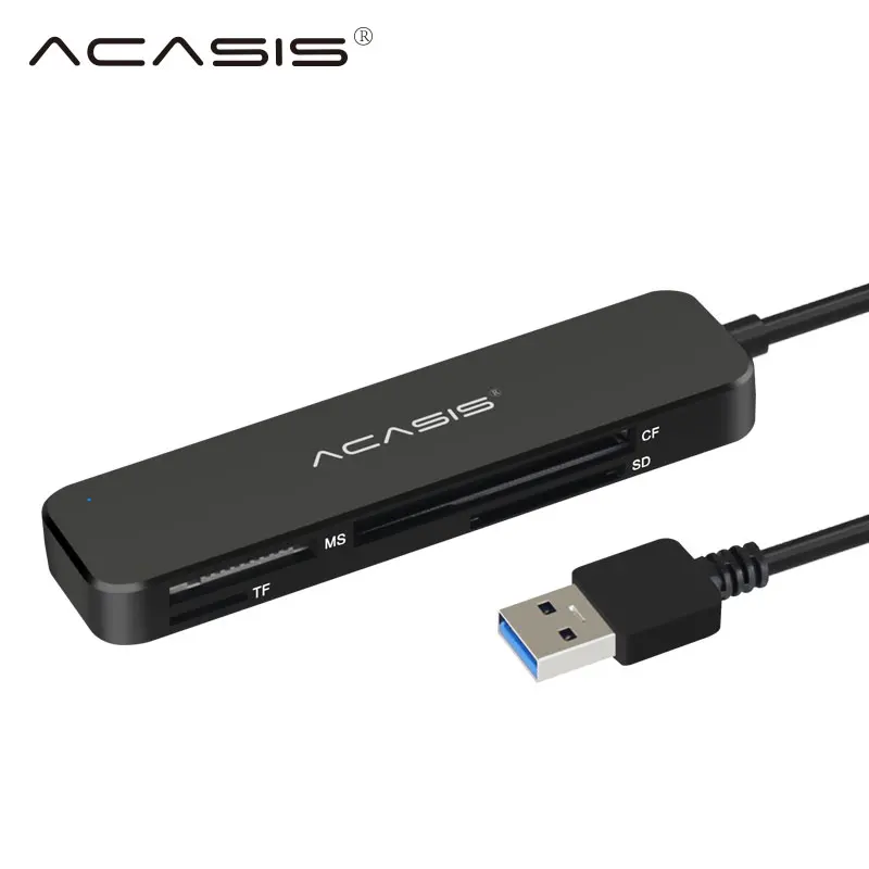 

Acasis USB 3.0 Card Reader SD Micro SD TF CF MS Compact Flash Card Adapter for Laptop OTG Type C to Multi Card Reader USB 3.0