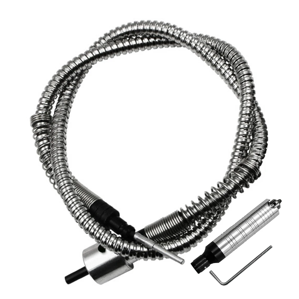 Universal Rotary Grinder Handle Power Tool Mini Separate Woodworking Extension Rod Stainless Steel Flexible Shaft Electric Drill |