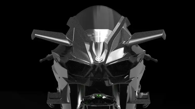 Модель Meng 1/9 набор моделей мотоциклов Для Кавасаки ниндзи H2R без клея MT001S | Игрушки