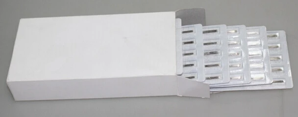 Одноразовые Стерильные татуировочные иглы YILONG (5RL + 5RT) 50 шт. синие одноразовые