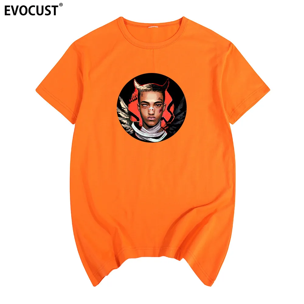 Креативная черная футболка xxxtentacion с надписью Rest in Peace летняя Хлопковая мужская