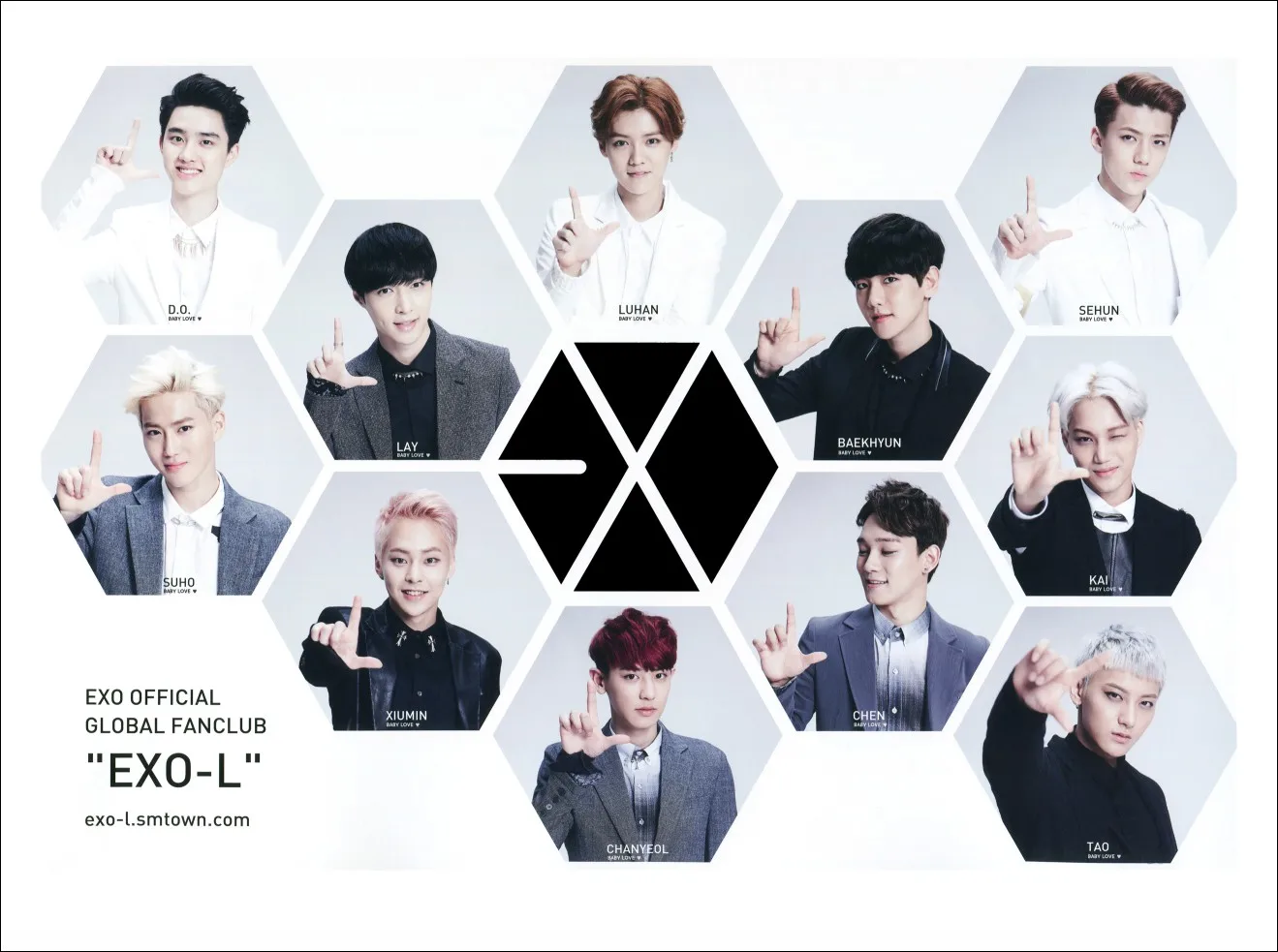 Постер EXO hd белая фотобумага ПЕЧАТЬ домашний постер украшение живопись купить 3