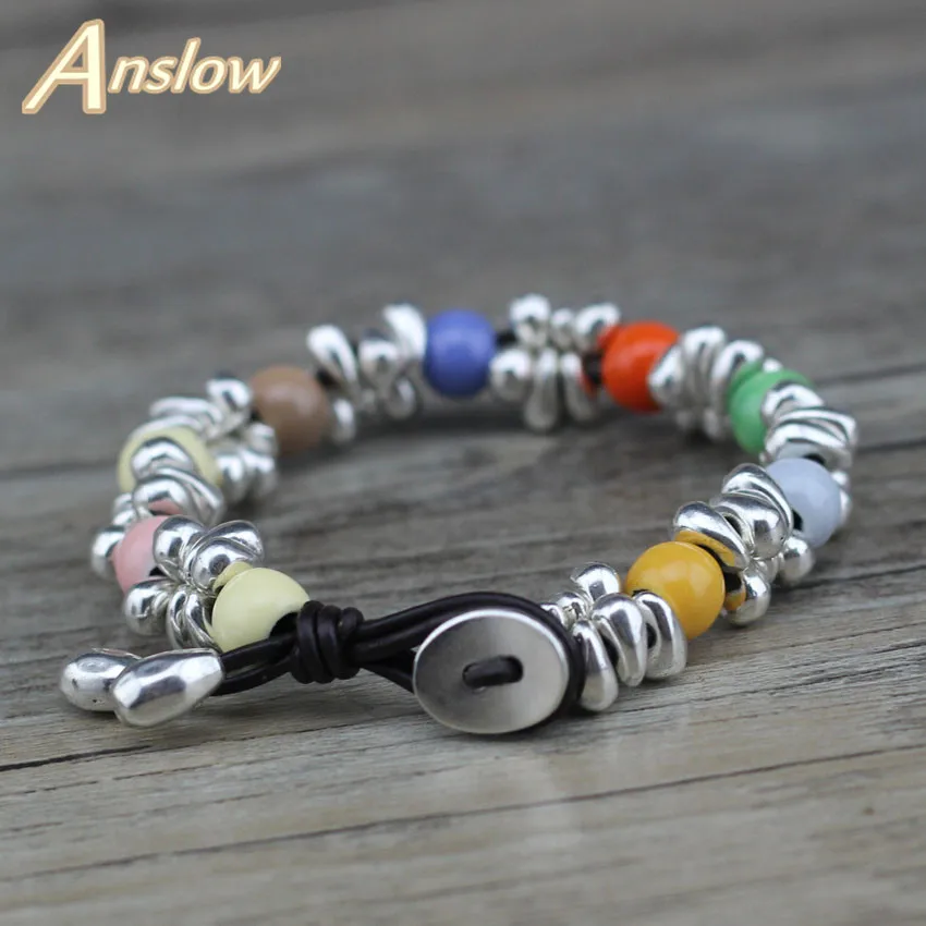 

Anslow New Design Korean Sweet Candy Style Fashion Jewelry Friendship Couple Female Lady Bracelets Christmas Gift FLOW0700LB