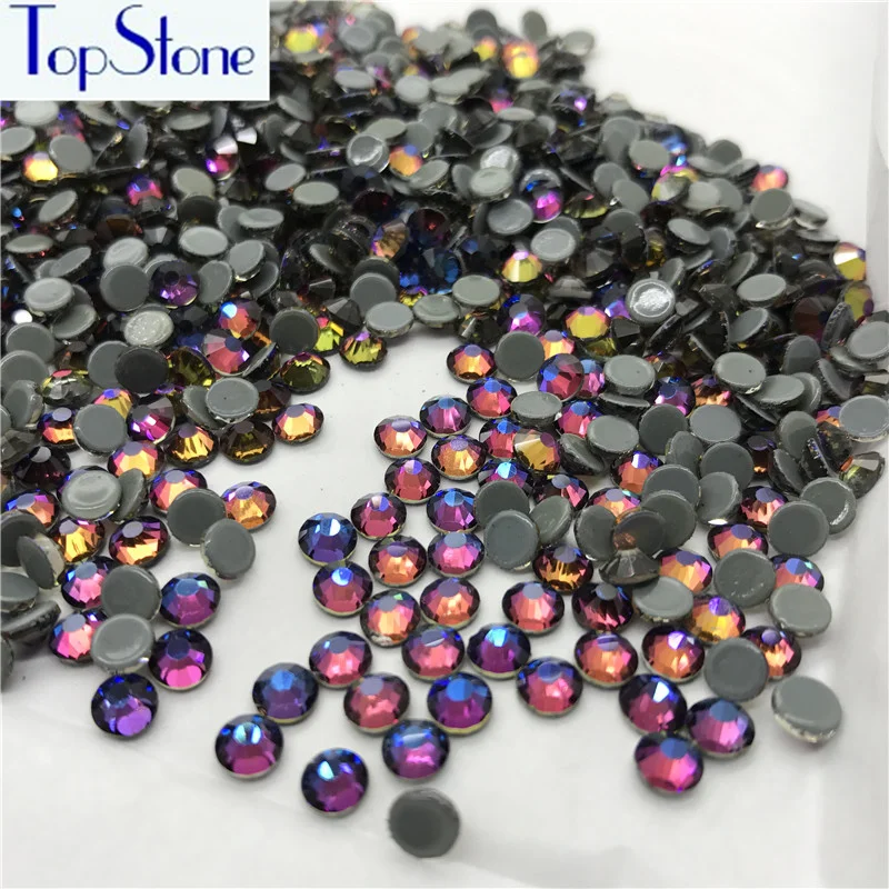 Topstone высокое качество SS3 ~ SS30 кристалл вулкан горячей фиксации Стразы/утюжок на