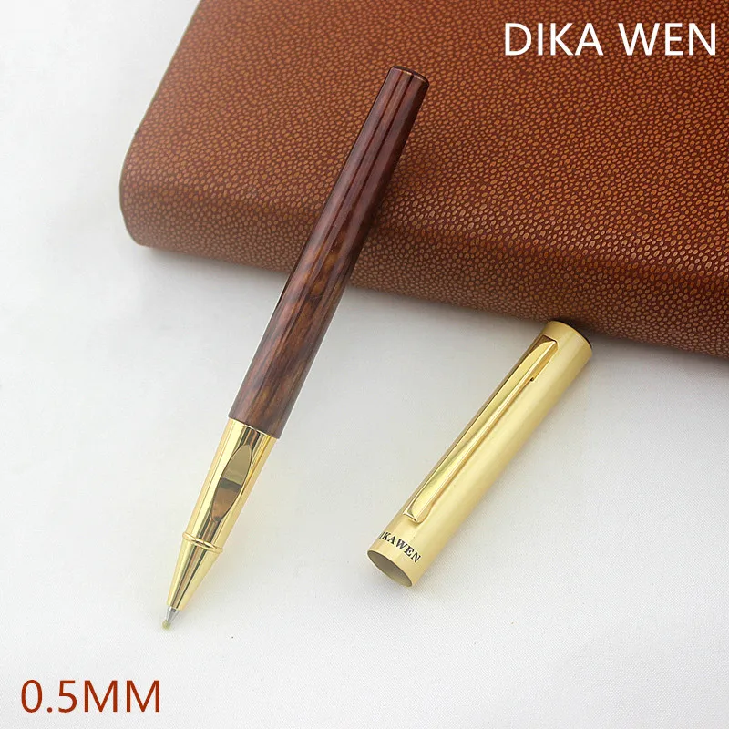 Шариковая ручка dika wen Coffee gold шариковая с зажимом черные чернила 0 5 мм Заправка