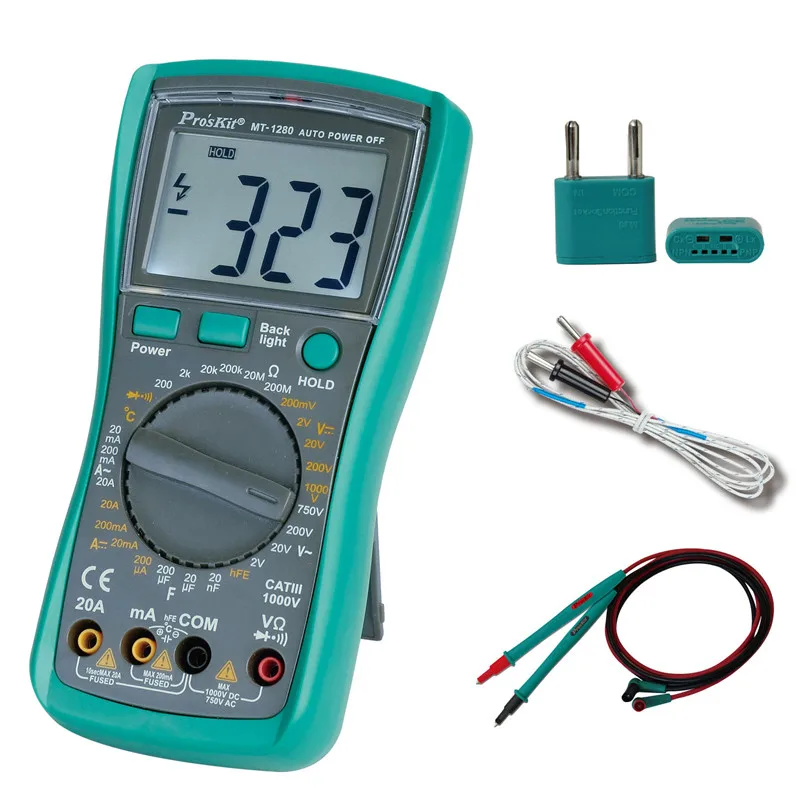 Pro'sKit MT-1280-C 3 5/6 цифровой RMS мультиметр | Инструменты