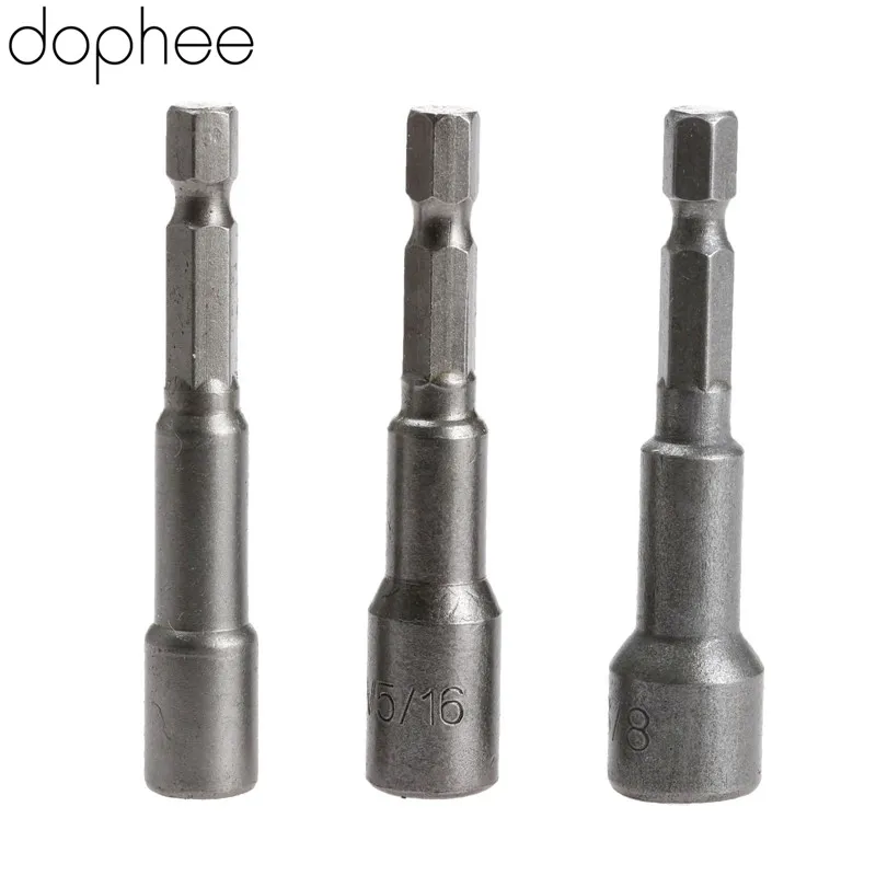Набор Магнитных гаечных ключей dophee 3 шт. переходник для гнезда шестигранное