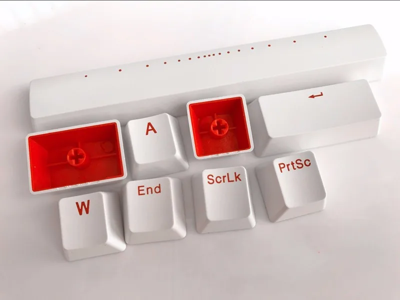 Красное слово 108 ANSI раскладка толстые ABS двойной выстрел колпачки для OEM Cherry MX переключатели Механическая игровая клавиатура