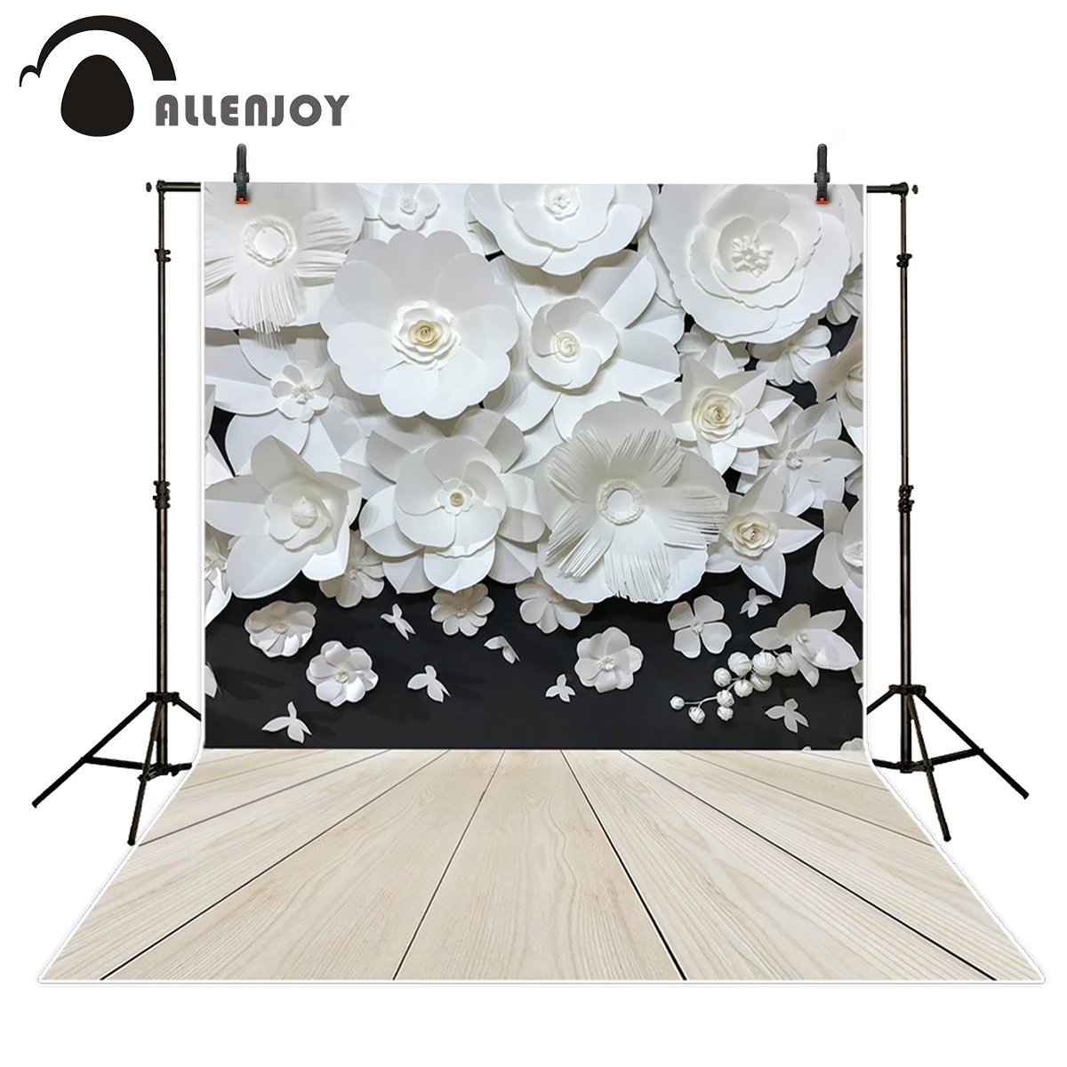 Allenjoy фоны для фотостудии с деревянной панелью красивые различные стильные белые цветочные фоны ручной работы